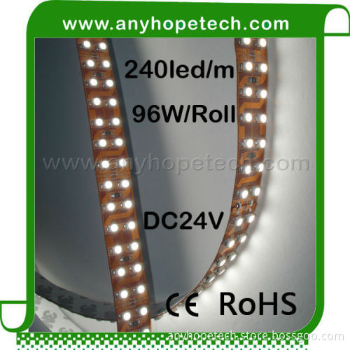 High lumen energy saving dc 24v 240ledm dual strip light